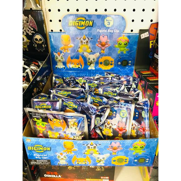 Digimon Toei Animation Figural Bag Clip Blind Bag - Picture 3 of 3